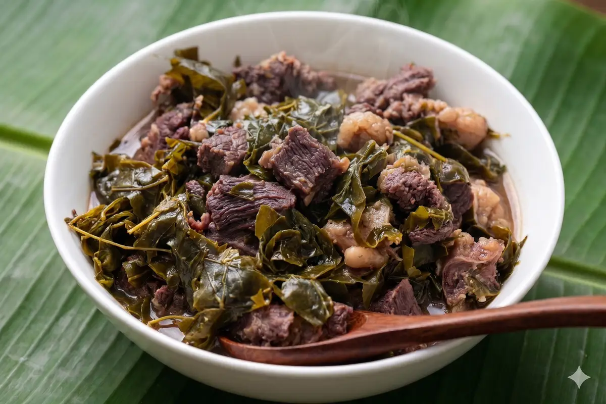 Thịt trâu nấu lá lồm Hòa Bình